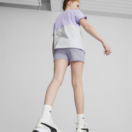 Spodenki dziewczęce Puma POWER TR fioletowe 67355325
