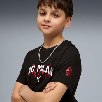 Koszulka chłopięca Puma ACM FTBCULTURE JR czarna 78472305