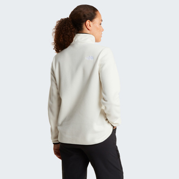 Polar damski The North Face GLACIER FLEECE 1/4 ZIP beżowy NF0A8D2JQLI