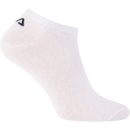 Skarpety unisex Fila INVISBLE PLAIN 3-PACK białe F9100-300