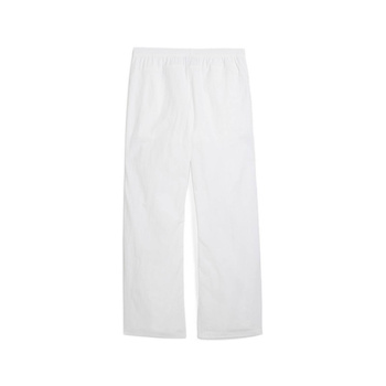 Spodnie dresowe damskie Puma DARE TO RELAXED WOVEN ZIP-OFF białe 62980802