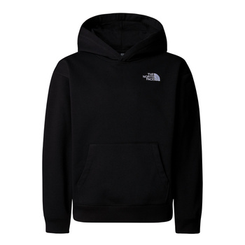 Bluza z kapturem dziecięca The North Face ESSENTIAL OVERSIZED czarna NF0A89HAJK3