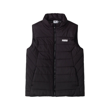 Bezrękawnik damski Puma ESS LOGO PADDED czarny 68833901