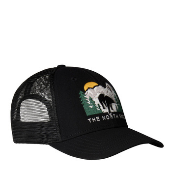 Czapka z daszkiem unisex The North Face EMBROIDERED MUDDER TRUCKER czarna NF0A7WH396O