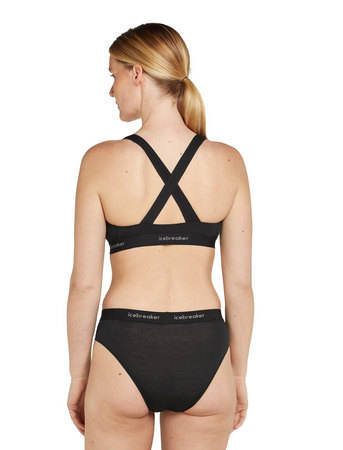 Majtki damskie Icebreaker MER 125 COOL-LITE SPRITE czarne IB0A5725001