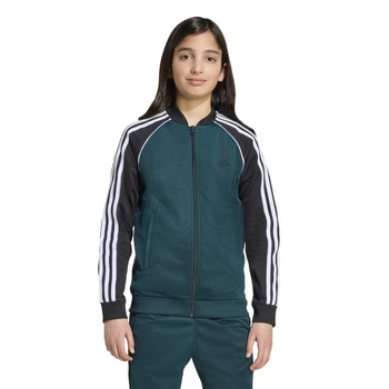 Bluza dresowa dziecięca adidas SST zielona JV8565