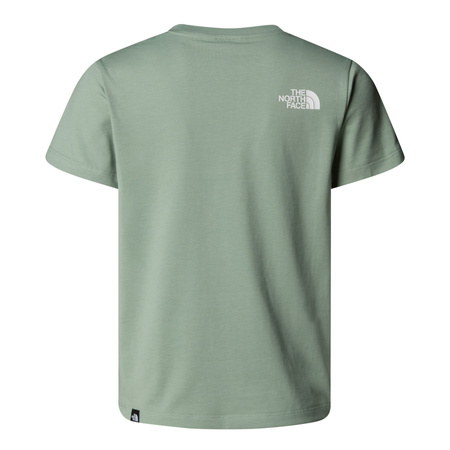 Koszulka dziecięca The North Face S/S SIMPLE DOME zielona NF0A87T4BQ1