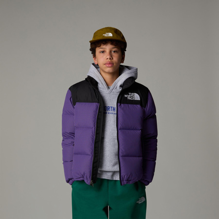 Kurtka puchowa dziecięca The North Face 1996 RETRO NUPTSE fioletowa NF0A8A4C6KO