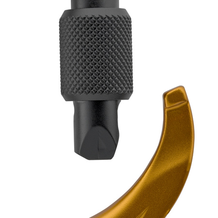 Karabinek wspinaczkowy unisex Salewa ORTLES HMS S pomarańczowy 00-0000072001_4510