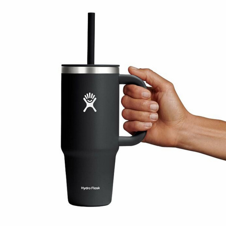 Kubek termiczny unisex Hydro Flask ALL AROUND TRAVEL TUMBLER 700 ML czarny TT24PSC001