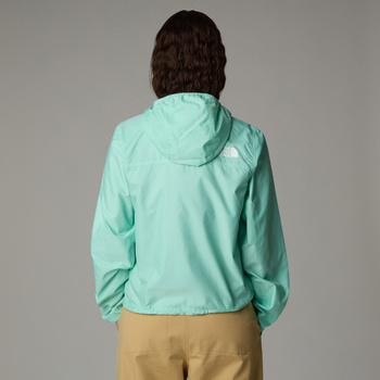 Kurtka z kapturem damska The North Face CYCLONE WND zielona NF0A8B6G6EI