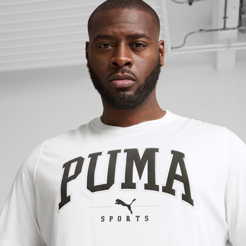 Koszulka męska Puma SQUAD BIG GRAPHIC biała 68179102