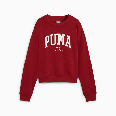 Bluza damska Puma SQUAD CREW TR czerwona 68249313