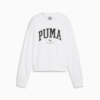 Bluza damska Puma SQUAD CREW TR biała 68249302