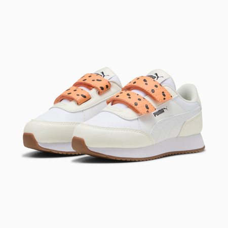 Buty sportowe dziecięce Puma ADAPTOR MATCH V PS białe 40149603