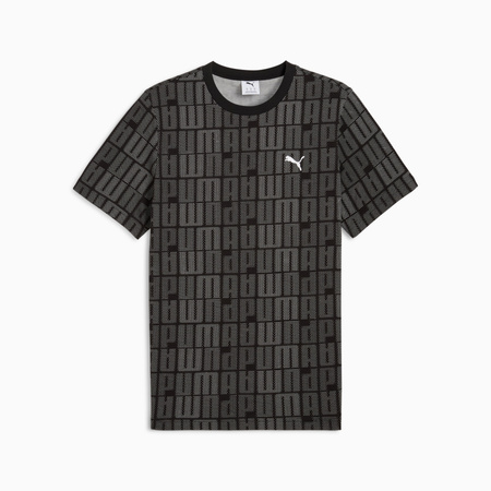 Koszulka męska Puma ESS LOGO LAB AOP czarna 68818501