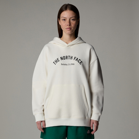 Bluza z kapturem damska The North Face VARSITY GRAPHIC beżowa NF0A89CSQLI