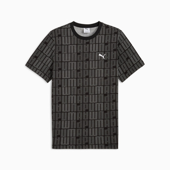Koszulka męska Puma ESS LOGO LAB AOP czarna 68818501