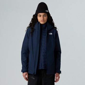 Kurtka z kapturem damska The North Face CARTO MONO TRICLIMATE granatowa NF0A8D3D8K2