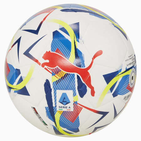 Piłka nożna unisex Puma ORBITA SERIE A HYB biała 08429901