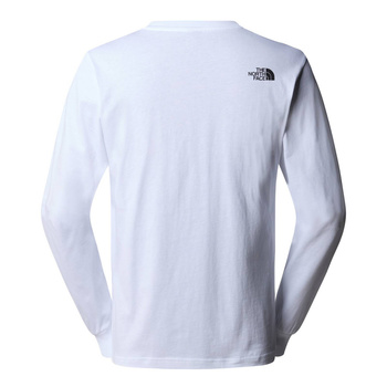Longsleeve męski The North Face L/S FINE białe NF0A87NCFN4