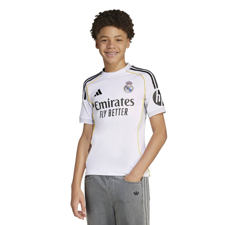 Koszulka piłkarska dziecięca adidas REAL MADRID 25/26 HOME biała JN8887