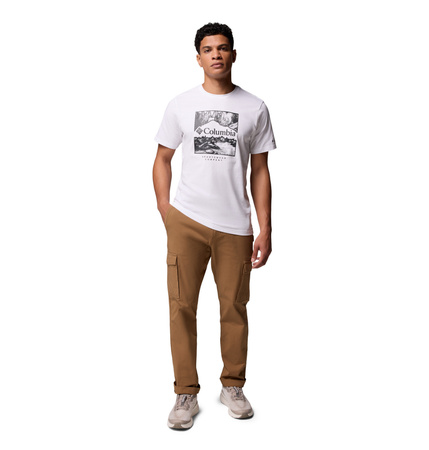 Koszulka męska Columbia CSC SEASONAL LOGO biała 1991036109