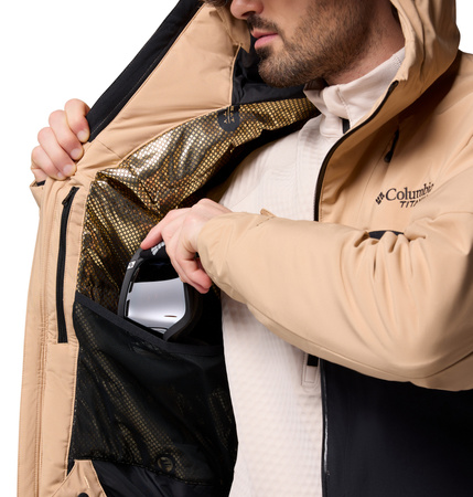 Kurtka narciarska męska Columbia WINTER DISTRICT III beżowa 2087371262