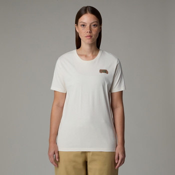 Koszulka damska The North Face OUTDOOR GRAPHIC beżowa NF0A8C22QLI
