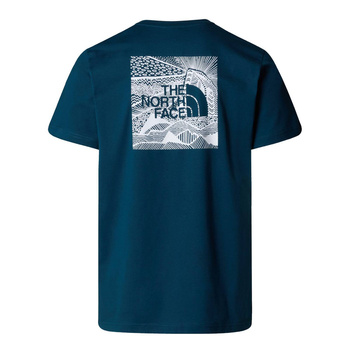 Koszulka męska The North Face REDBOX CELEBRATION granatowa NF0A87NV1NO