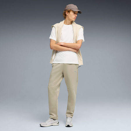 Spodnie dresowe męskie Puma EVOSTRIPE DK beżowe 69219161