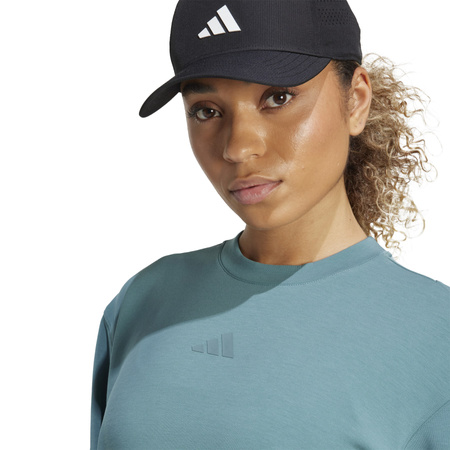Bluza treningowa damska adidas D4T turkusowa JW3395