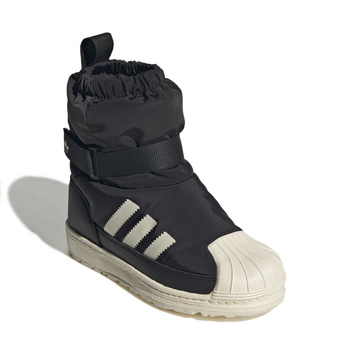 Buty zimowe dziecięce adidas SUPERSTAR 360 WINTERIZED czarne JQ7949
