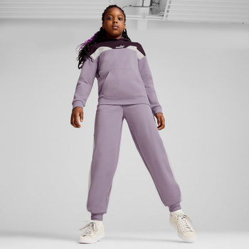 Bluza z kapturem dziewczęca Puma POWER FL fioletowa 68178830