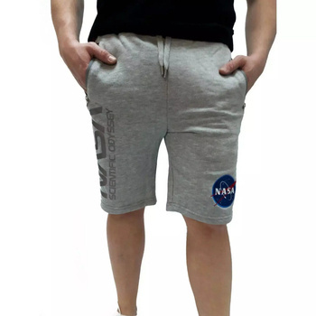 Spodenki męskie Alpha Industries ODYSSEY szare 126336-17