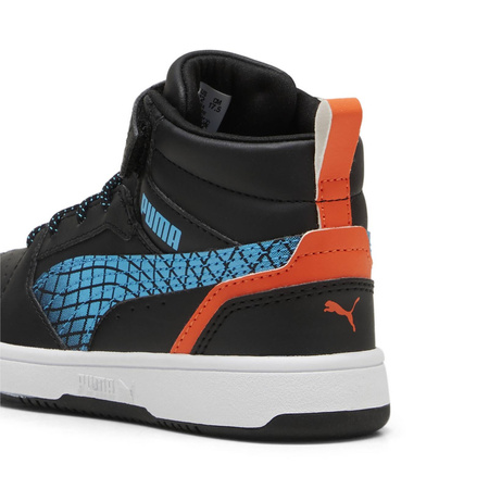Buty sportowe dziecięce Puma REBOUND V6 MID TECHIE BUDDY AC+ PS czarne 39794602