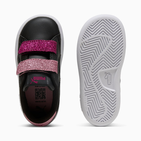 Buty sportowe dziecięce Puma SMASH 3.0 L GLITTER VELCRO V INF czarne 39561007