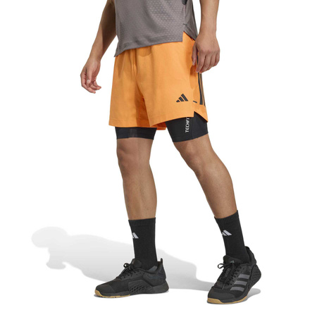 Spodenki treningowe męskie adidas D4T POWER pomarańczowe KA1197