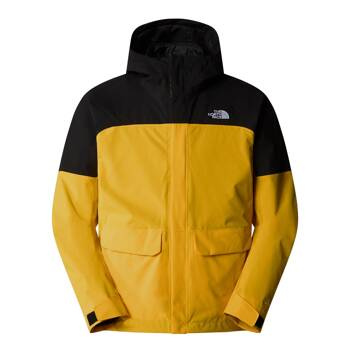Parka wodoodporna męska The North Face MONO TRICLIMATE żółta NF0A88WAZU3