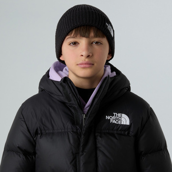 Czapka zimowa dziecięca The North Face LOGO BOX CUFFED czarna NF0A8CGUJK3