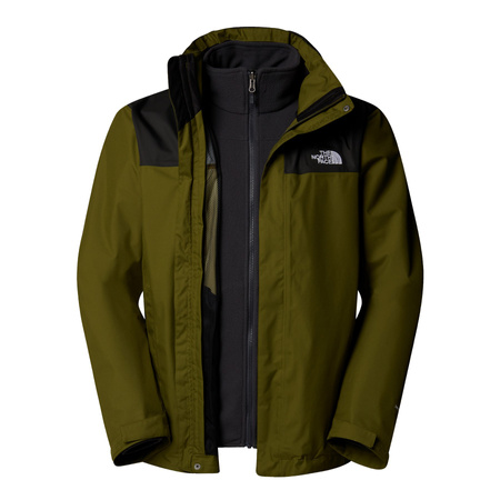 Kurtka wodoodporna męska The North Face EVOLVE II TRICLIMATE zielona NF00CG55WOG