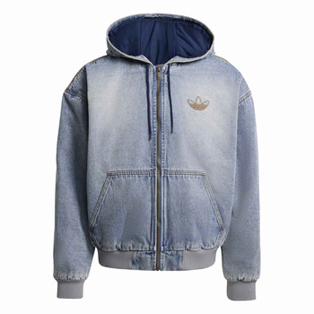 Kurtka jeansowa męska adidas DENIM PADDED niebieska KE0131