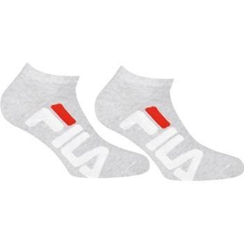 Skarpety unisex Fila INVISIBLE 2-PACK szare F9199-400