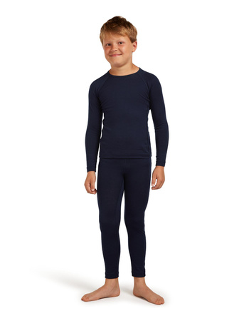 Legginsy termiczne dziecięce Icebreaker 200 OASIS granatowe IB104503401