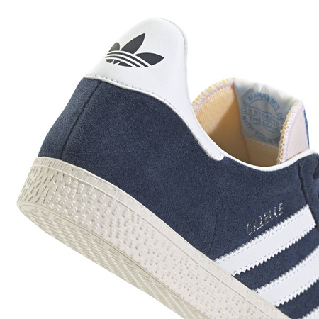 Buty sportowe dziecięce adidas GAZELLE J granatowe IG1695