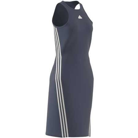 Sukienka damska adidas FUTURE ICONS 3-STRIPES granatowa IS3659
