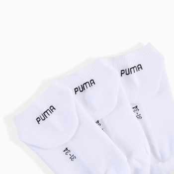 Skarpety dziecięce Puma KIDS PLAIN SNEAKER 3-PACK białe 93862805