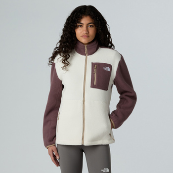 Kurtka polarowa damska The North Face YUMIORI FULL ZIP biała NF0A8E88EWO
