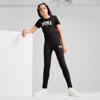 Legginsy dziewczęce Puma SQUAD HIGH-WAIST czarne 68178201