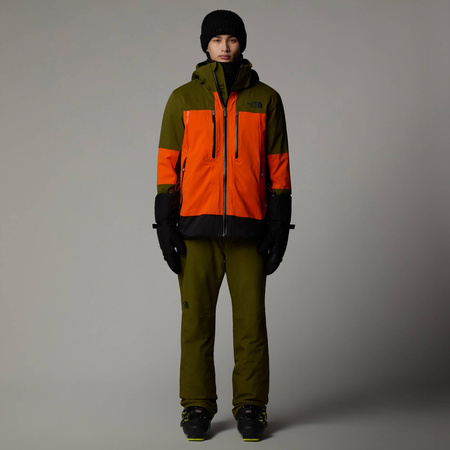 Kurtka narciarska męska The North Face SNOWSQUALL pomarańczowa NF0A87Y57MI